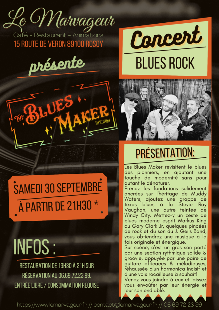 CONCERT the blues maker